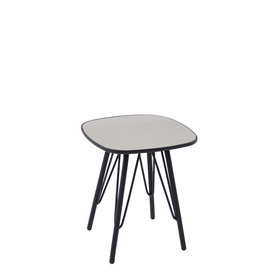 LYZE SIDE TABLE BLACK + CEMENT